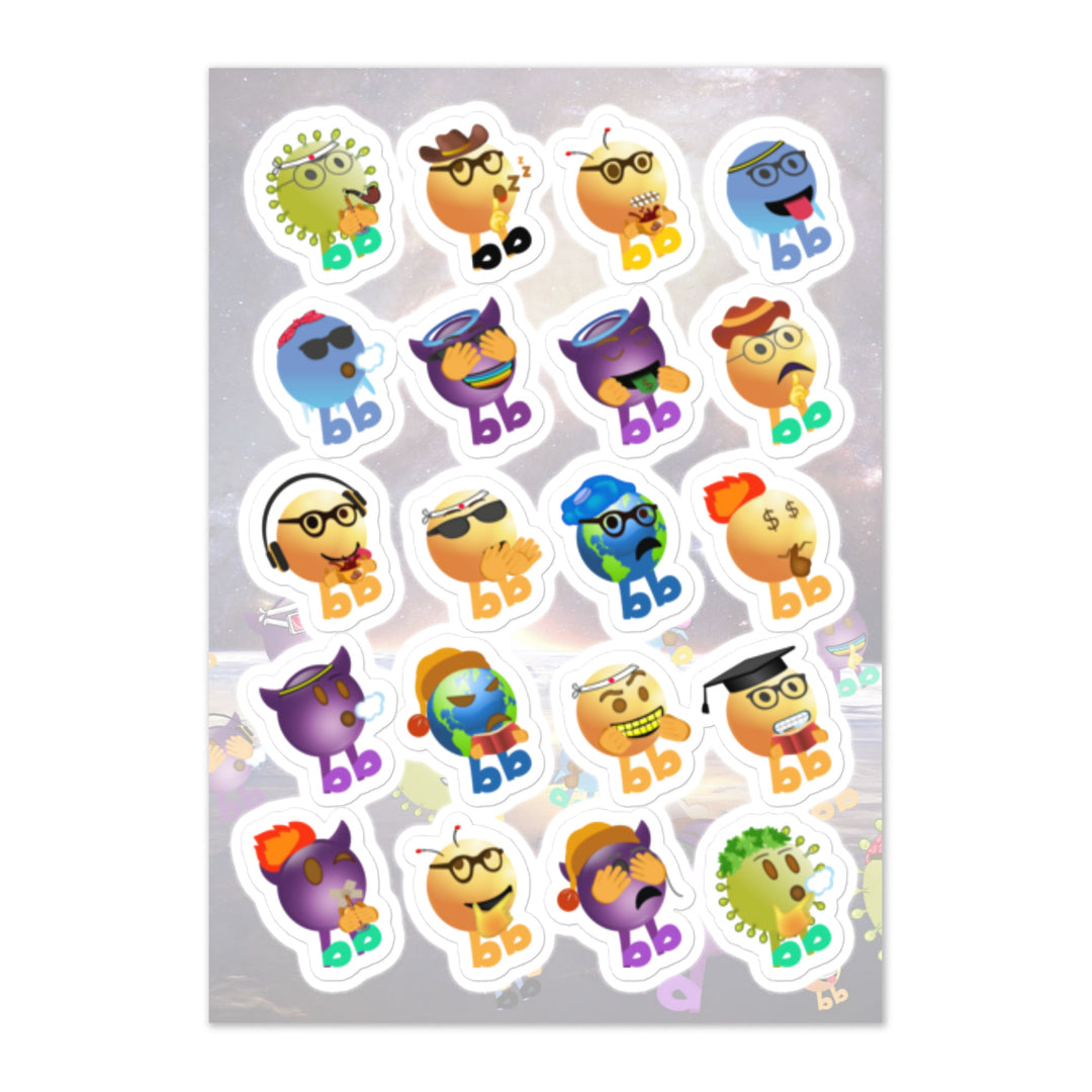Megabb Buddy Stickers - Emojibb