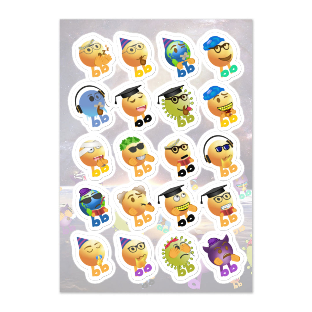 Megabb Buddy Stickers - Emojibb