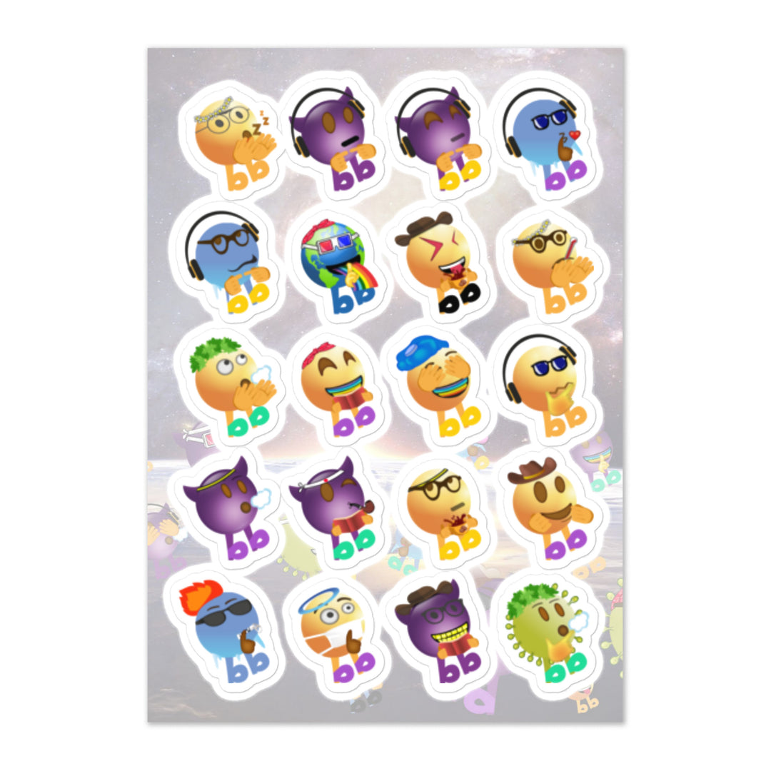 Megabb Buddy Stickers - Emojibb