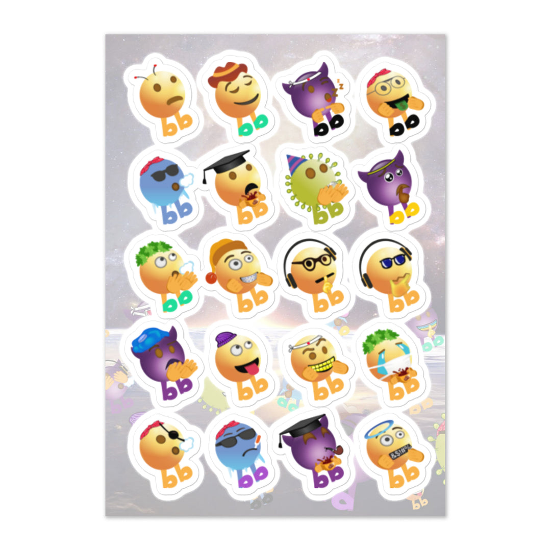 Megabb Buddy Stickers - Emojibb
