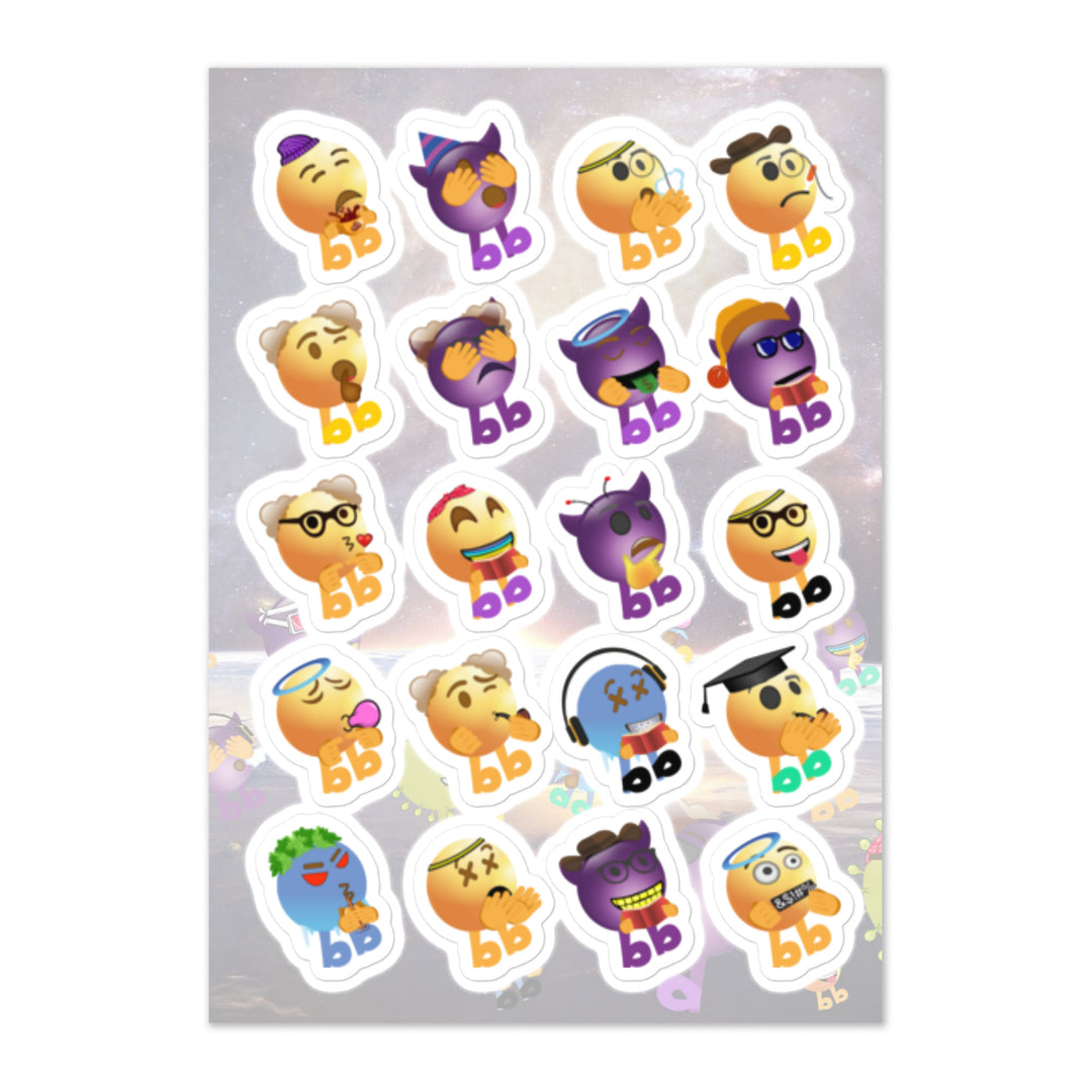 Megabb Buddy Stickers - Emojibb