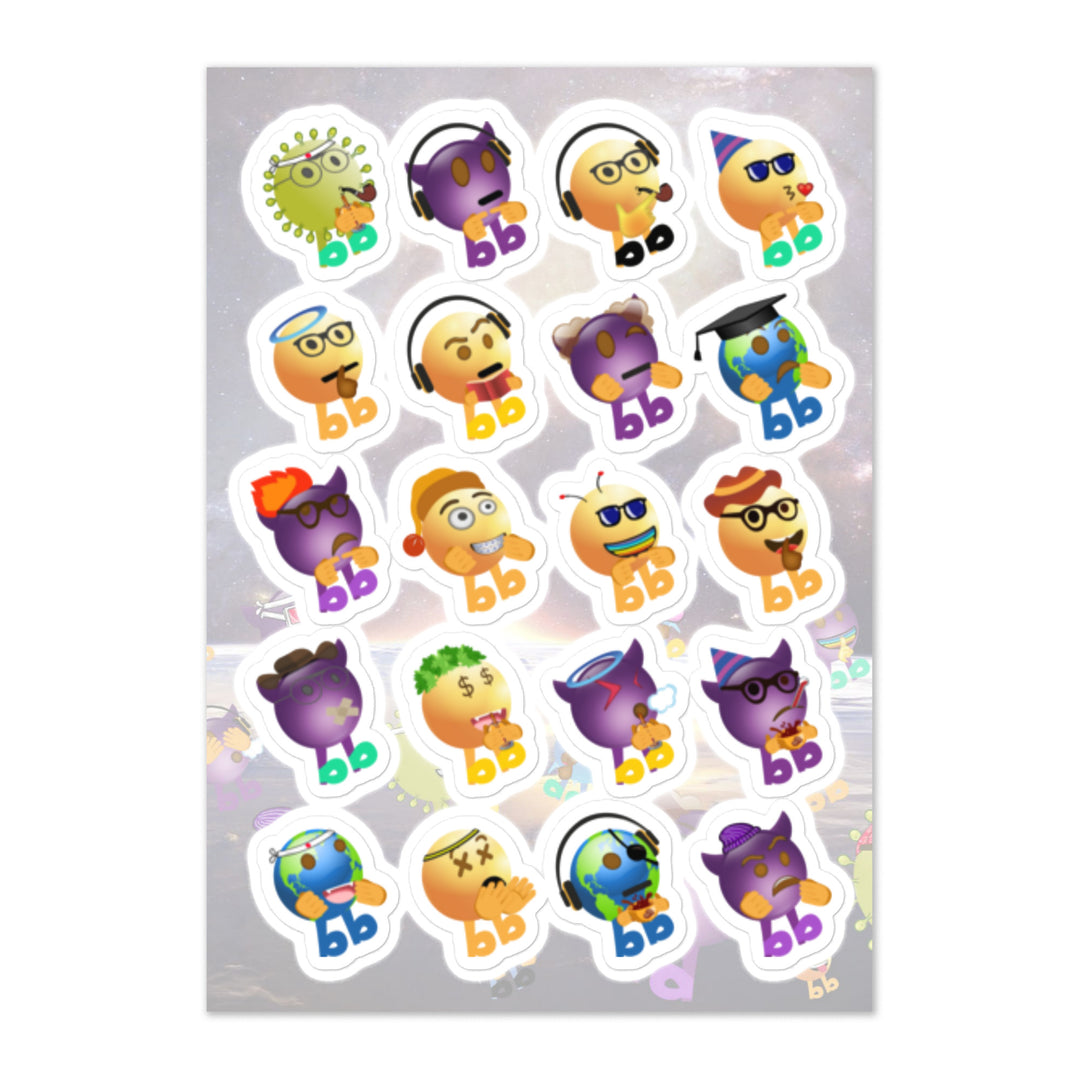 Megabb Buddy Stickers - Emojibb