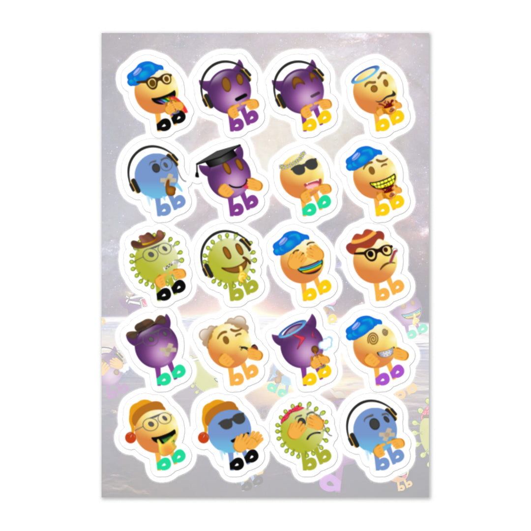 Megabb Buddy Stickers - Emojibb