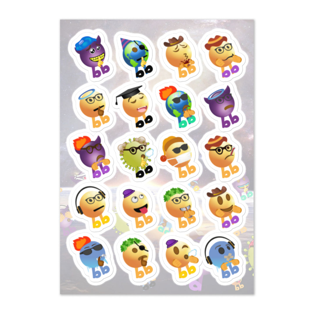 Megabb Buddy Stickers - Emojibb