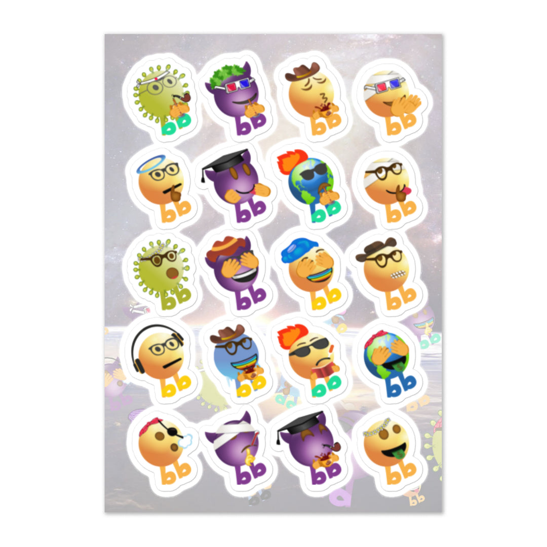 Megabb Buddy Stickers - Emojibb