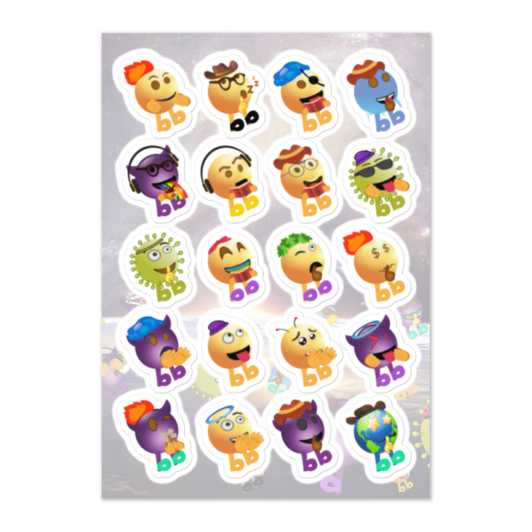 Megabb Buddy Stickers - Emojibb
