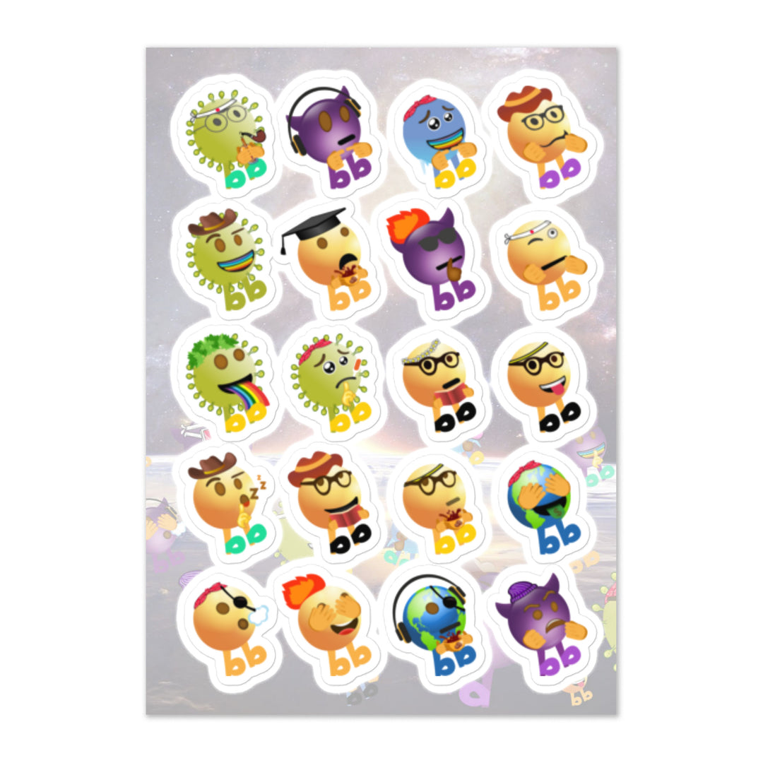 Megabb Buddy Stickers - Emojibb