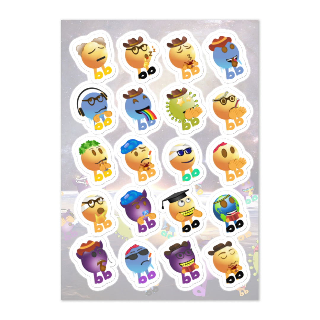 Megabb Buddy Stickers - Emojibb