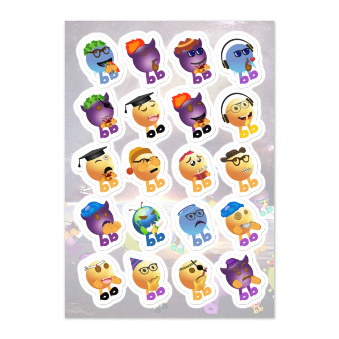 Megabb Buddy Stickers - Emojibb