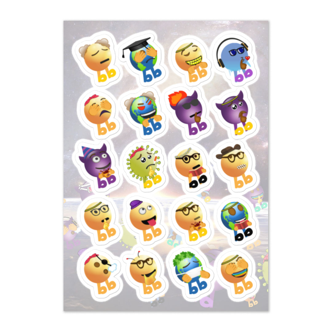 Megabb Buddy Stickers - Emojibb