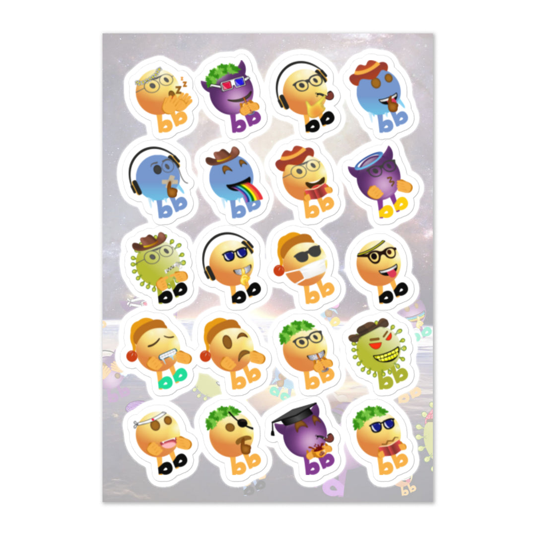 Megabb Buddy Stickers - Emojibb