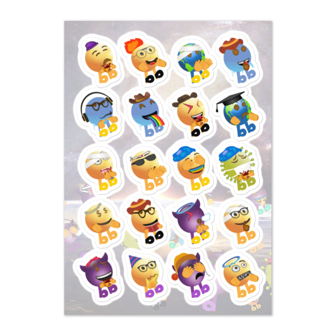 Megabb Buddy Stickers - Emojibb