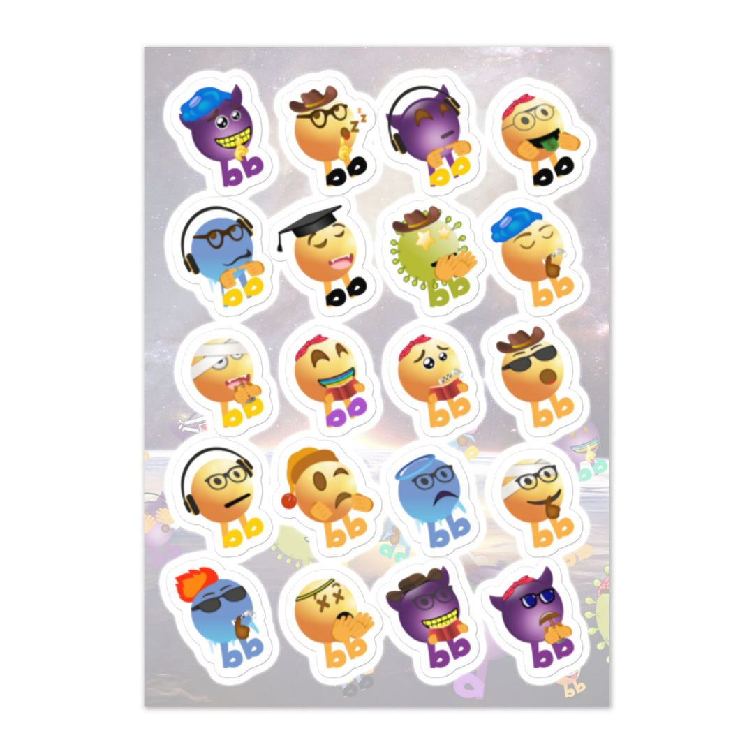 Megabb Buddy Stickers - Emojibb