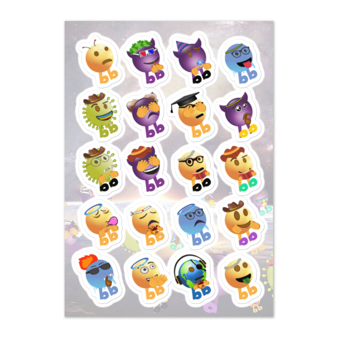 Megabb Buddy Stickers - Emojibb