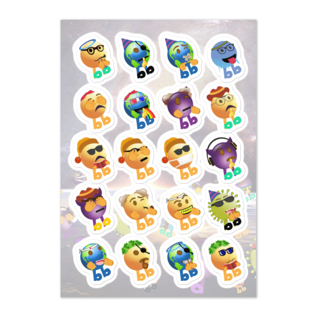 Megabb Buddy Stickers - Emojibb