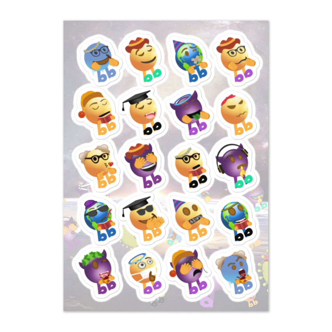 Megabb Buddy Stickers - Emojibb