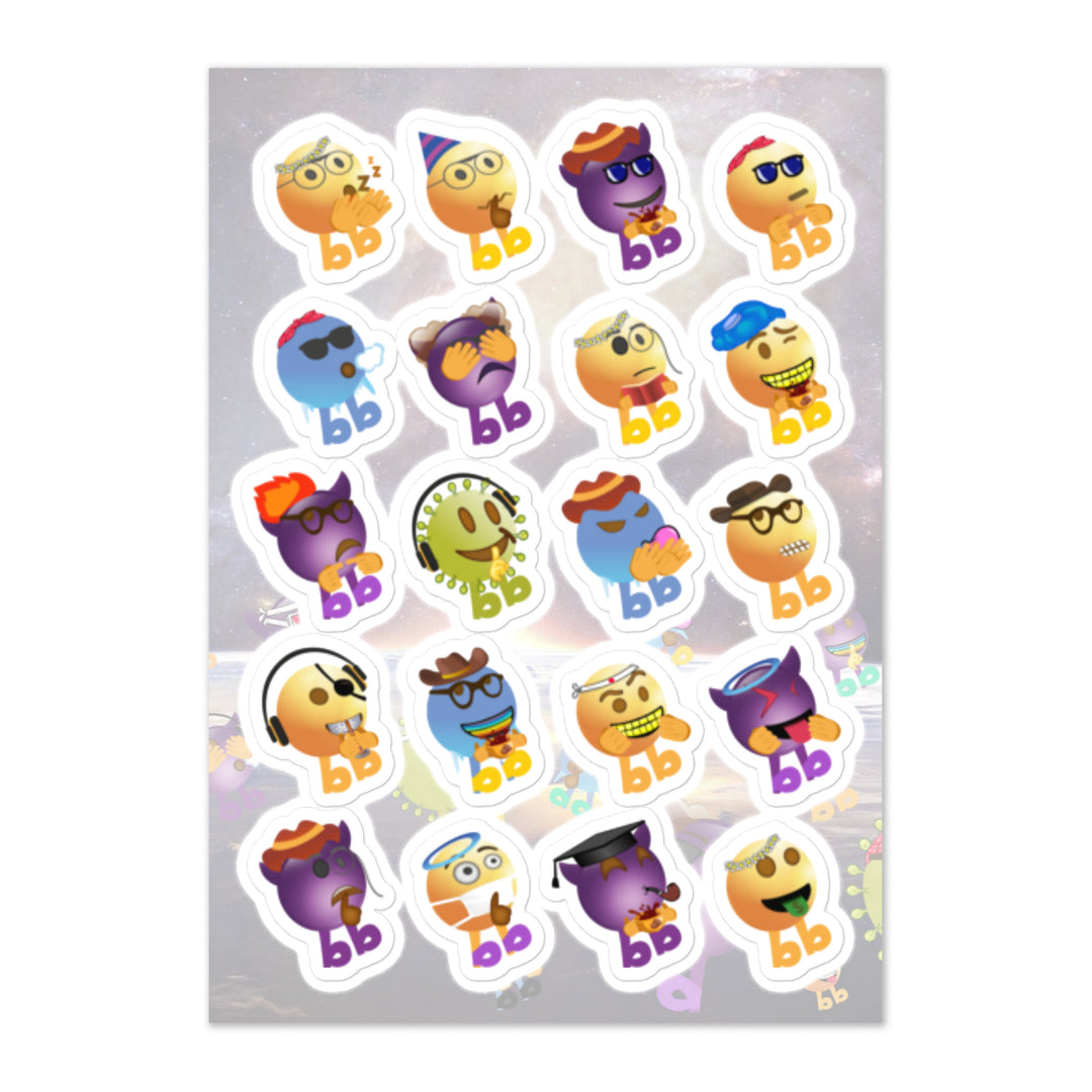 Megabb Buddy Stickers - Emojibb
