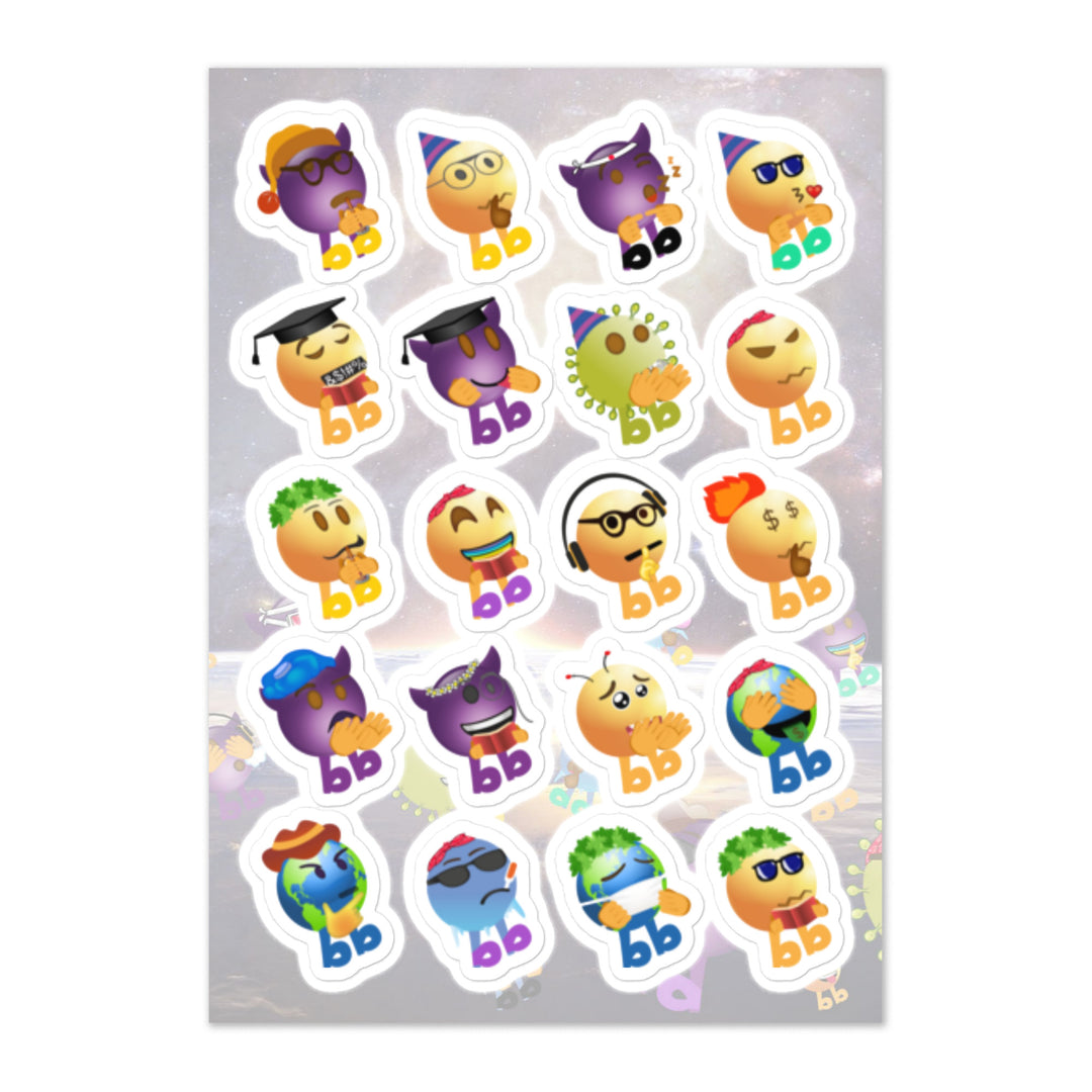 Megabb Buddy Stickers - Emojibb