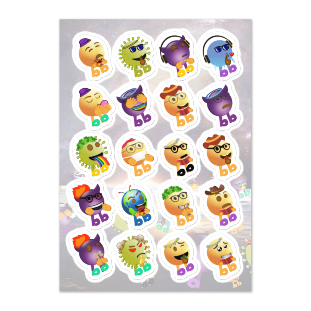 Megabb Buddy Stickers - Emojibb
