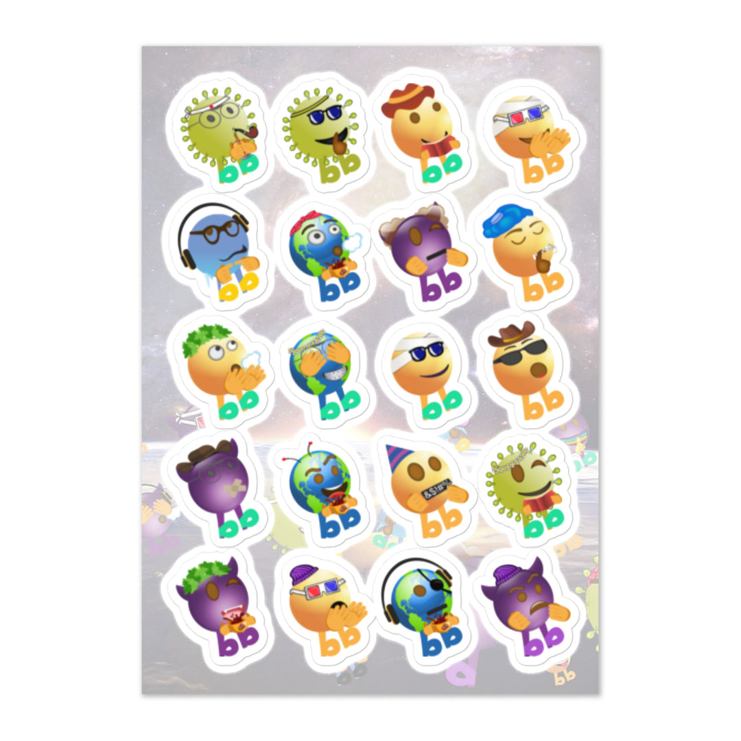 Megabb Buddy Stickers - Emojibb