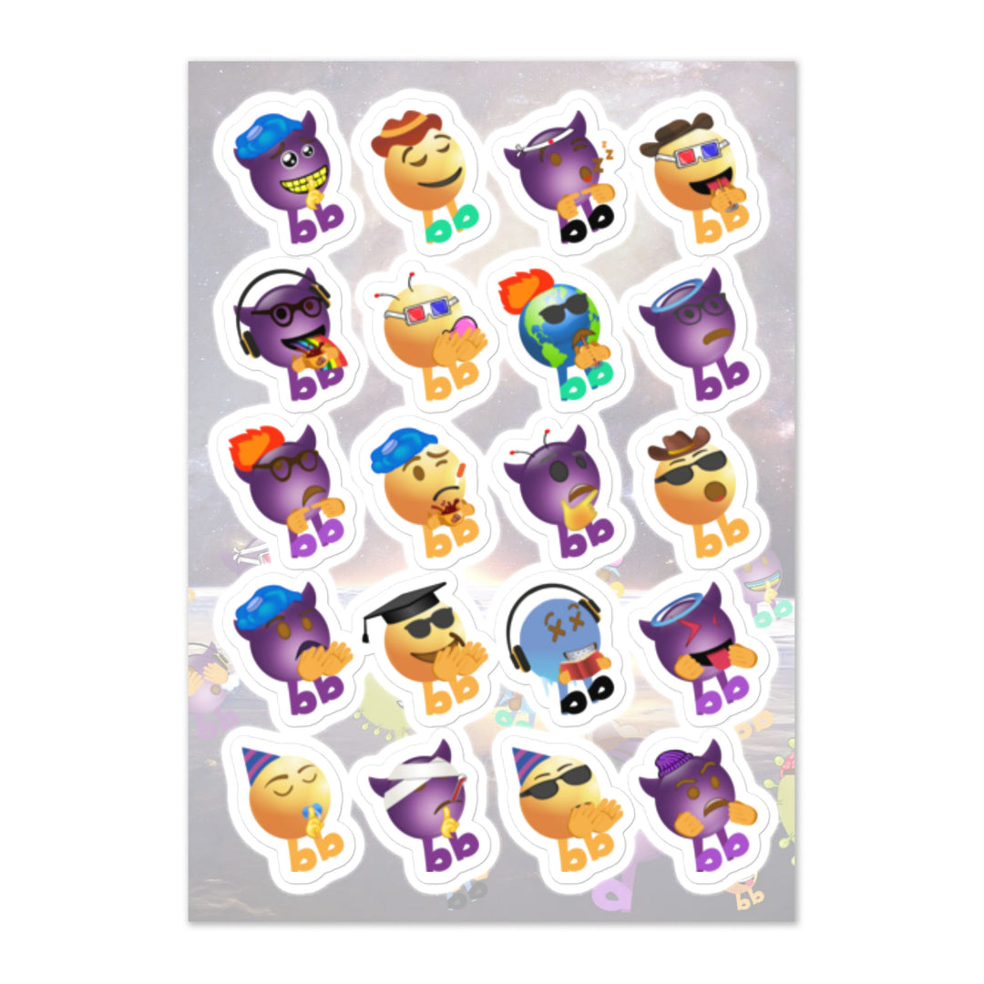 Megabb Buddy Stickers - Emojibb