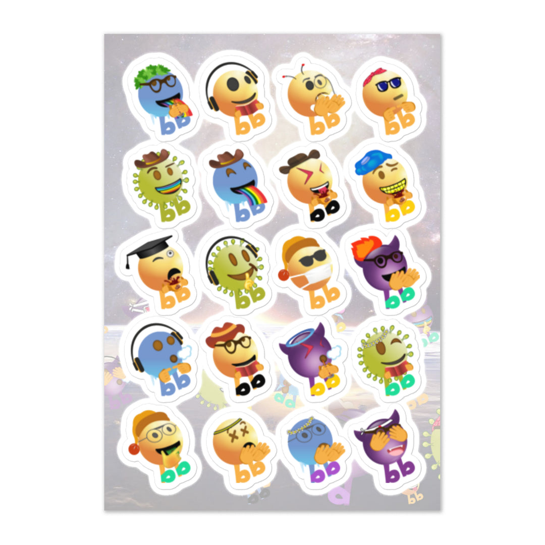 Megabb Buddy Stickers - Emojibb