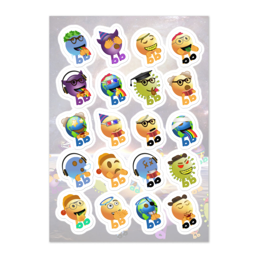 Megabb Buddy Stickers - Emojibb