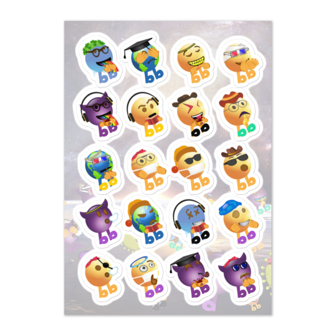 Megabb Buddy Stickers - Emojibb