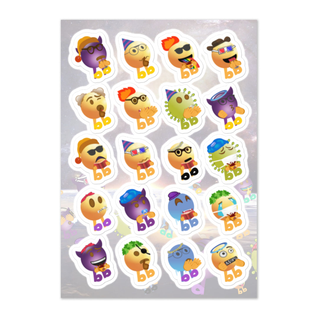 Megabb Buddy Stickers - Emojibb