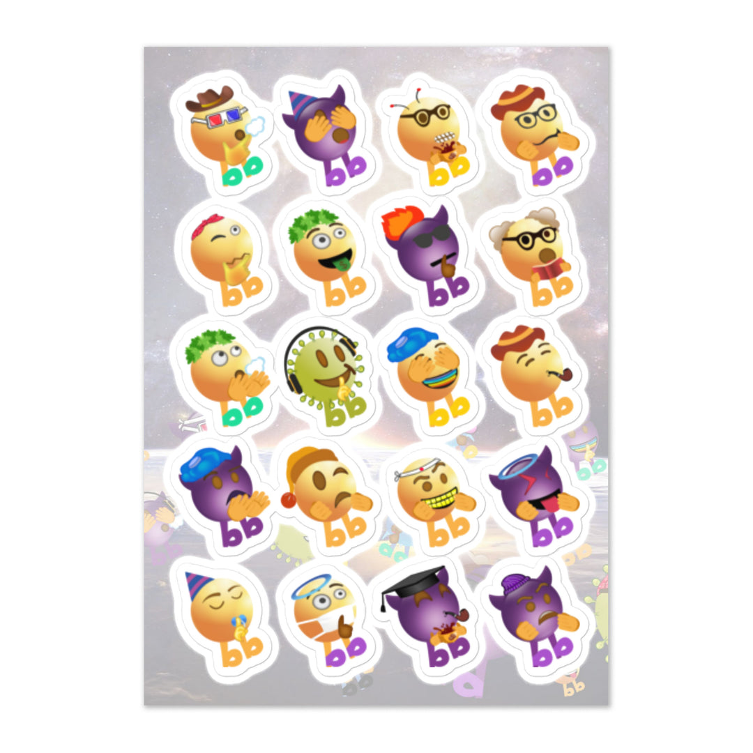 Megabb Buddy Stickers - Emojibb