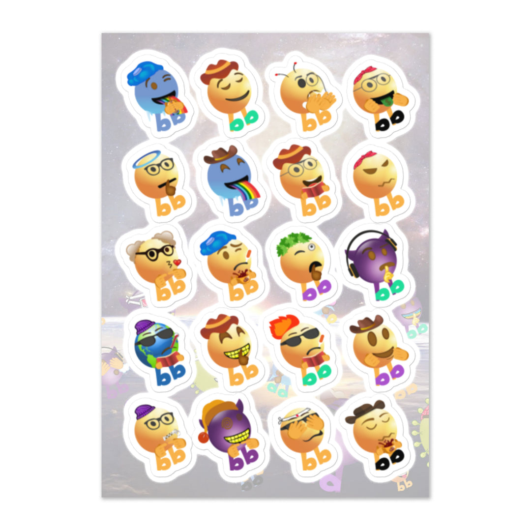 Megabb Buddy Stickers - Emojibb