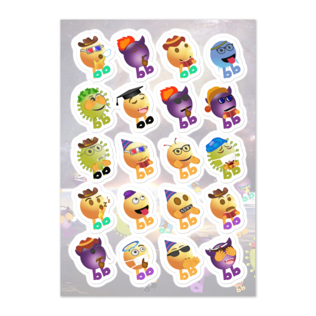 Megabb Buddy Stickers - Emojibb