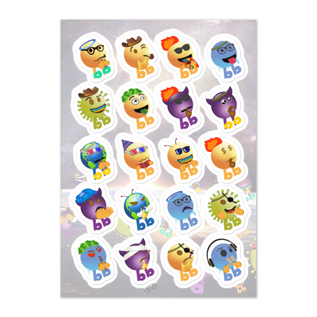 Megabb Buddy Stickers - Emojibb