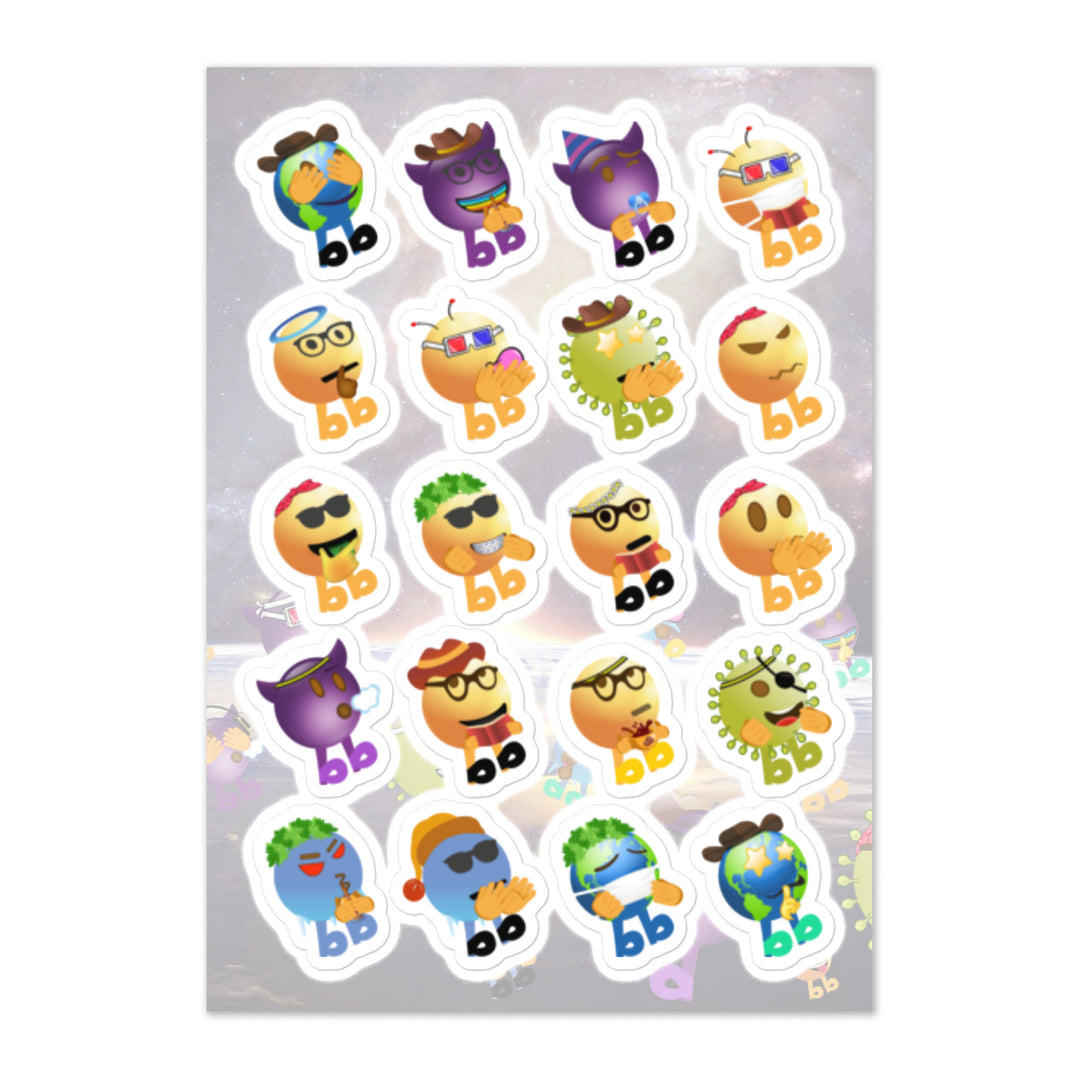 Megabb Buddy Stickers - Emojibb