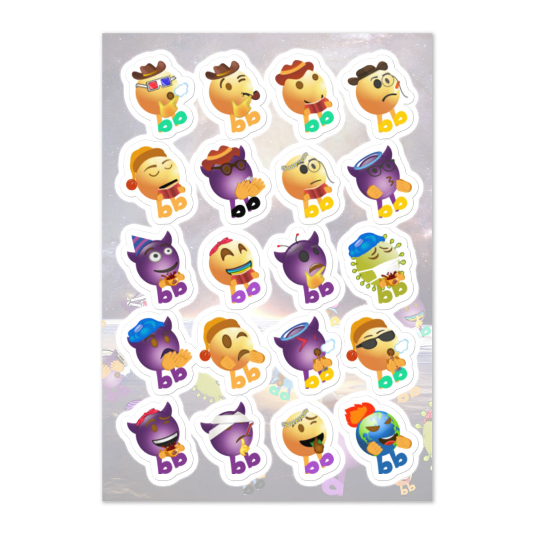 Megabb Buddy Stickers - Emojibb