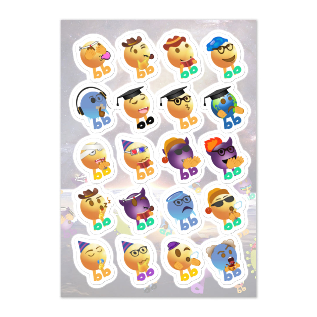 Megabb Buddy Stickers - Emojibb