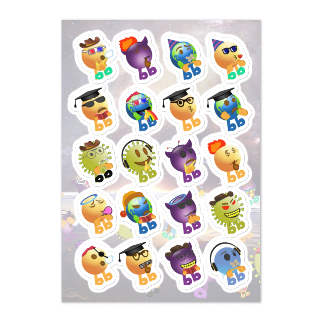 Megabb Buddy Stickers - Emojibb
