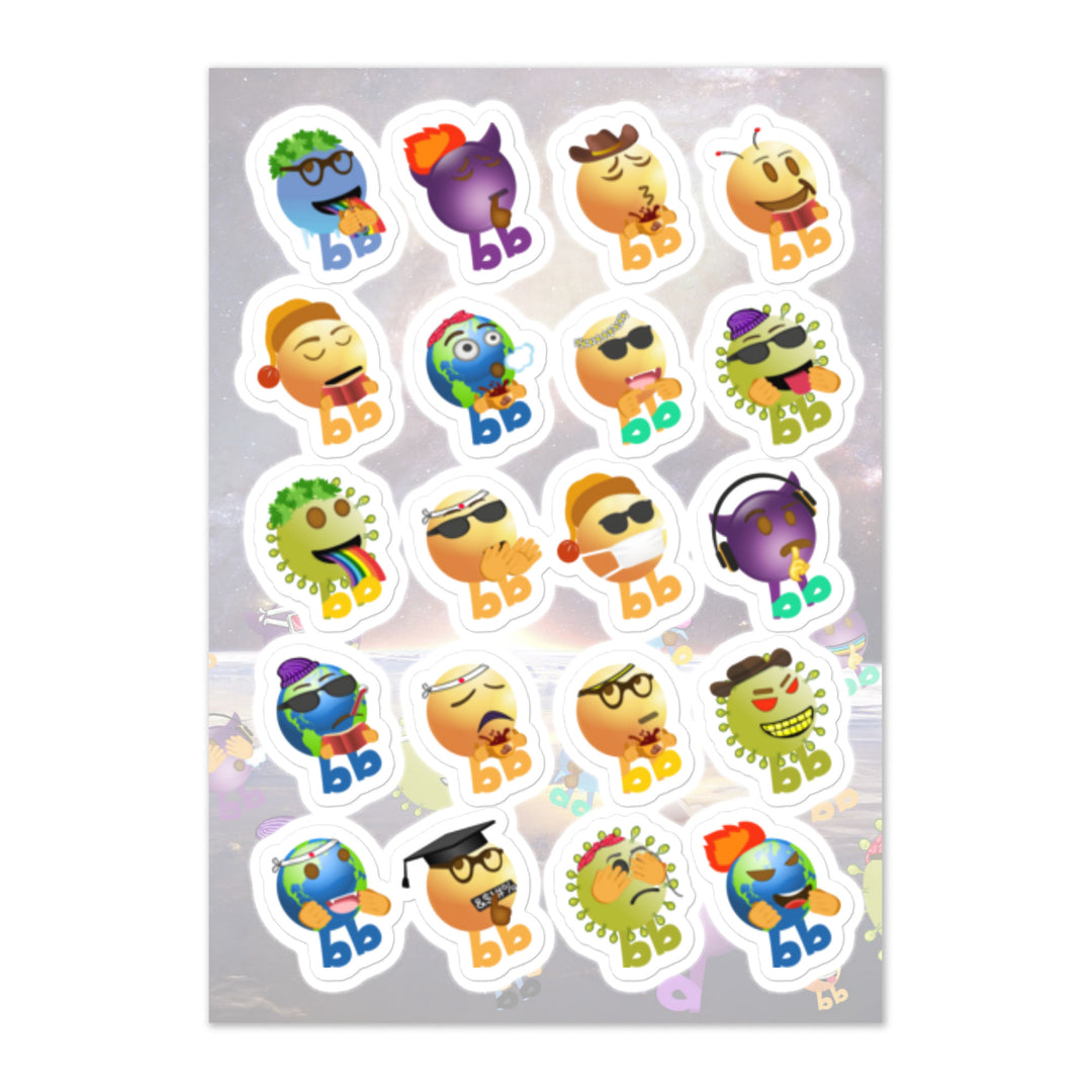 Megabb Buddy Stickers - Emojibb