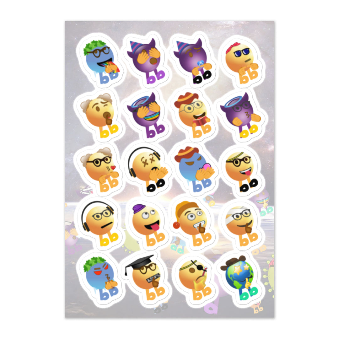 Megabb Buddy Stickers - Emojibb