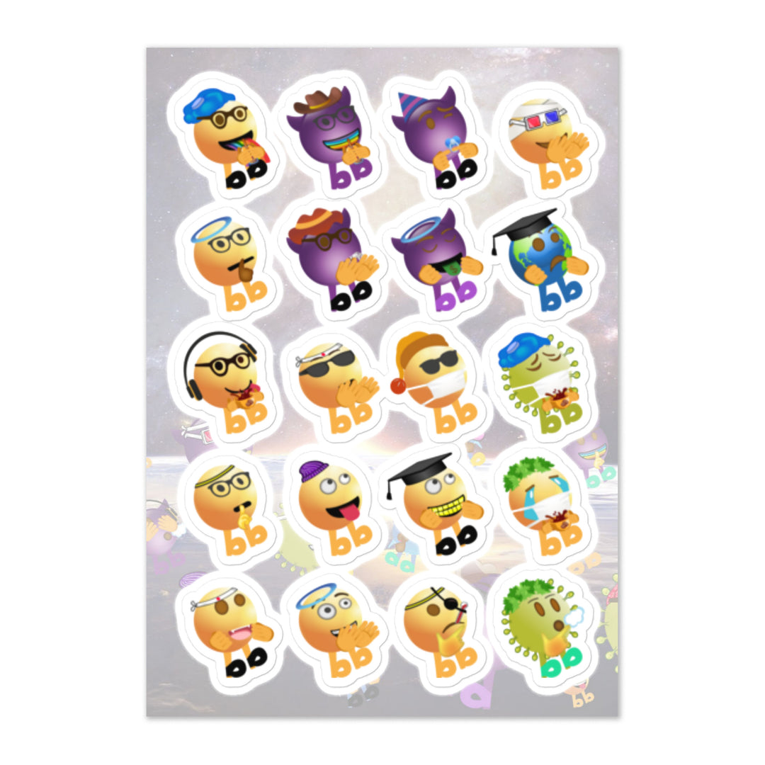 Megabb Buddy Stickers - Emojibb