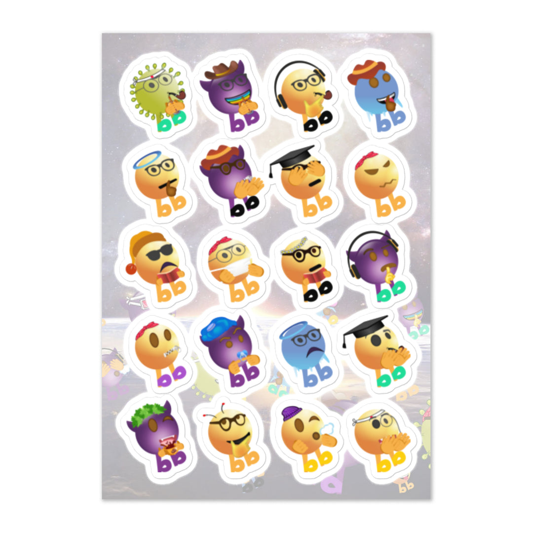 Megabb Buddy Stickers - Emojibb