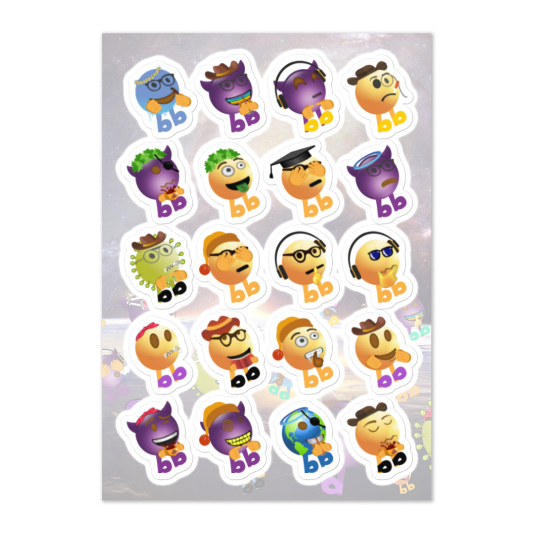 Megabb Buddy Stickers - Emojibb
