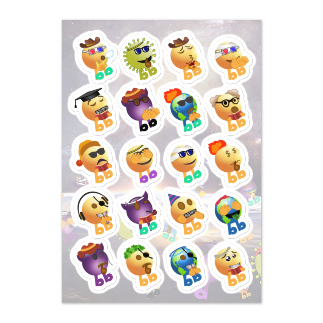 Megabb Buddy Stickers - Emojibb