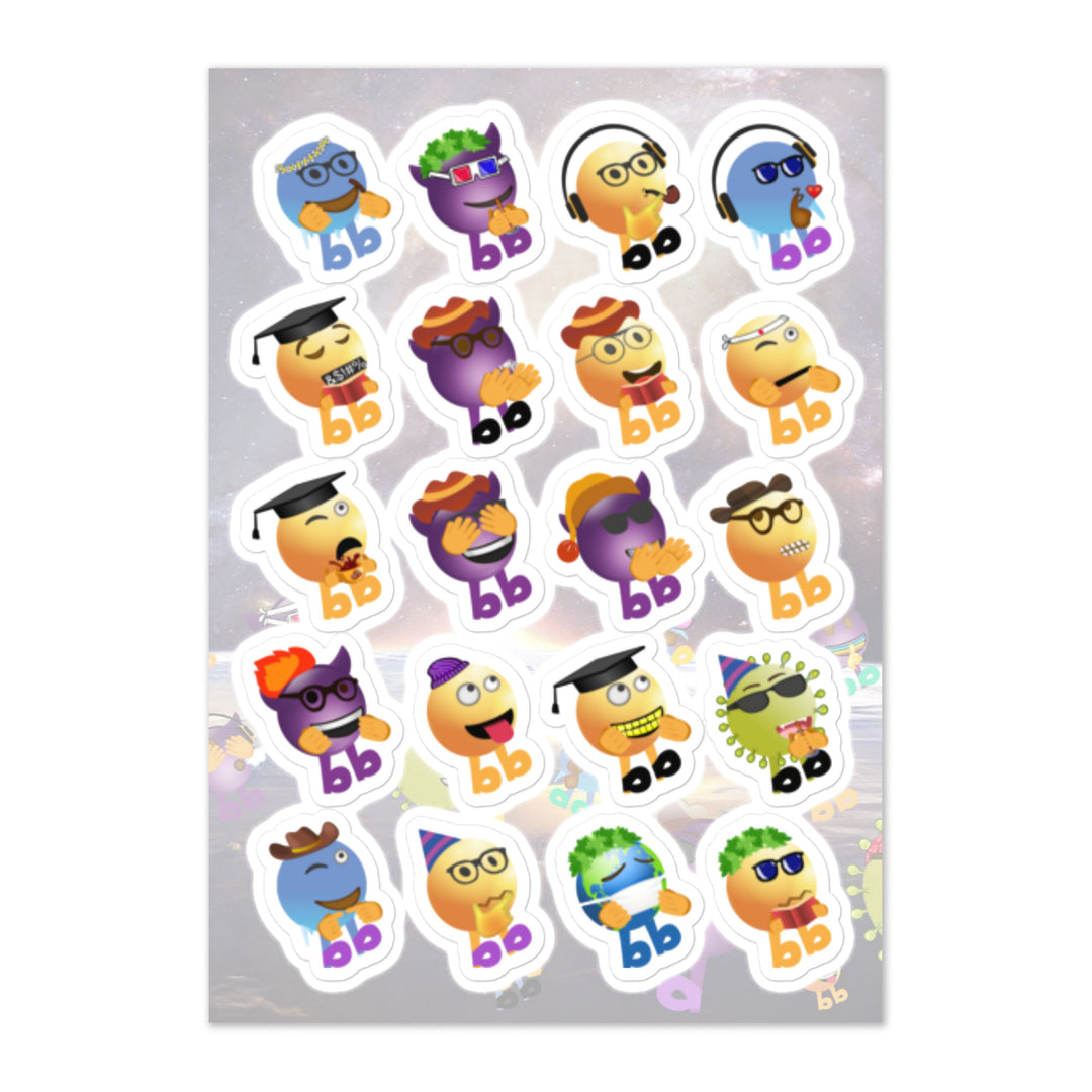 Megabb Buddy Stickers - Emojibb