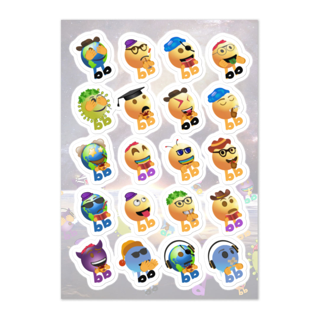 Megabb Buddy Stickers - Emojibb