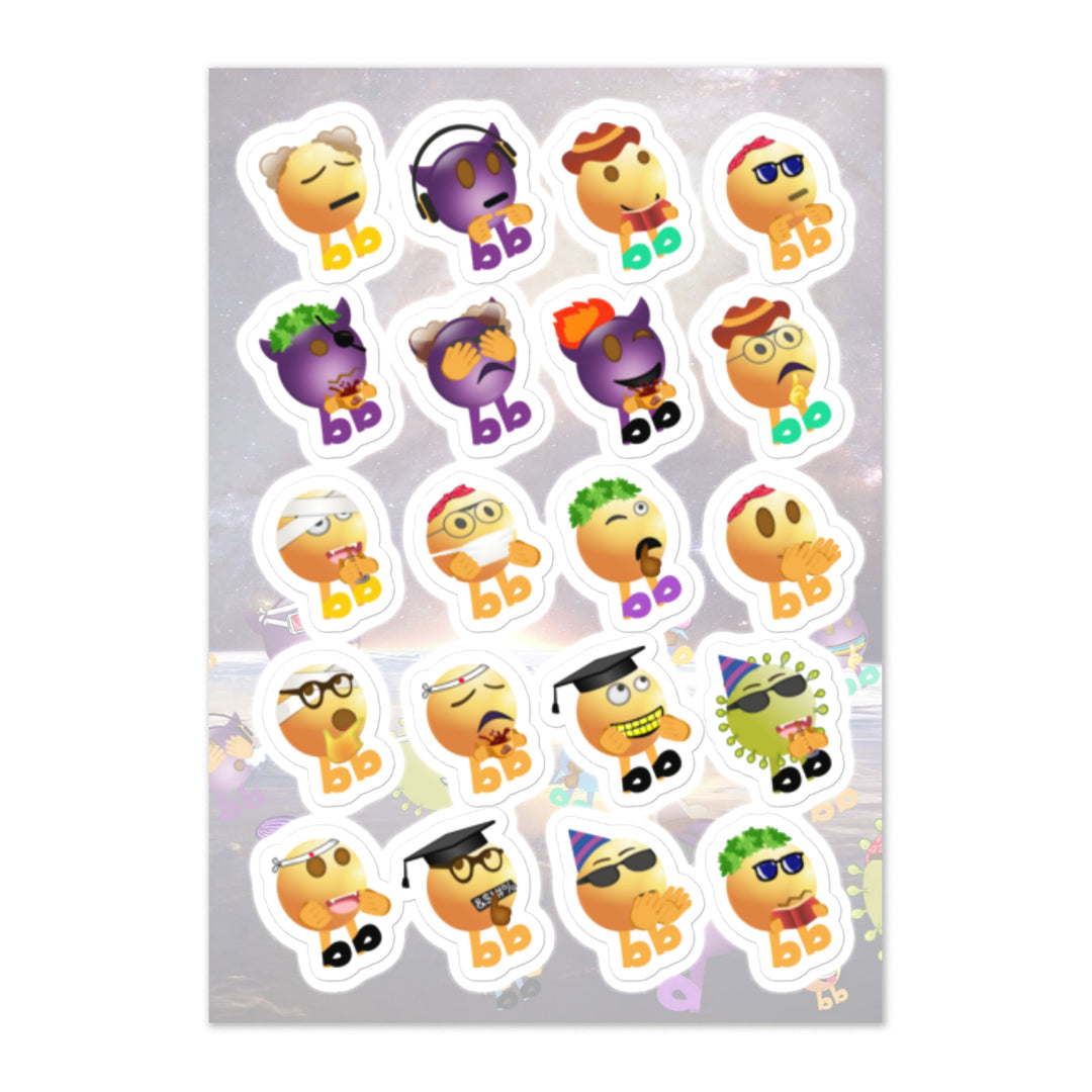 Megabb Buddy Stickers - Emojibb