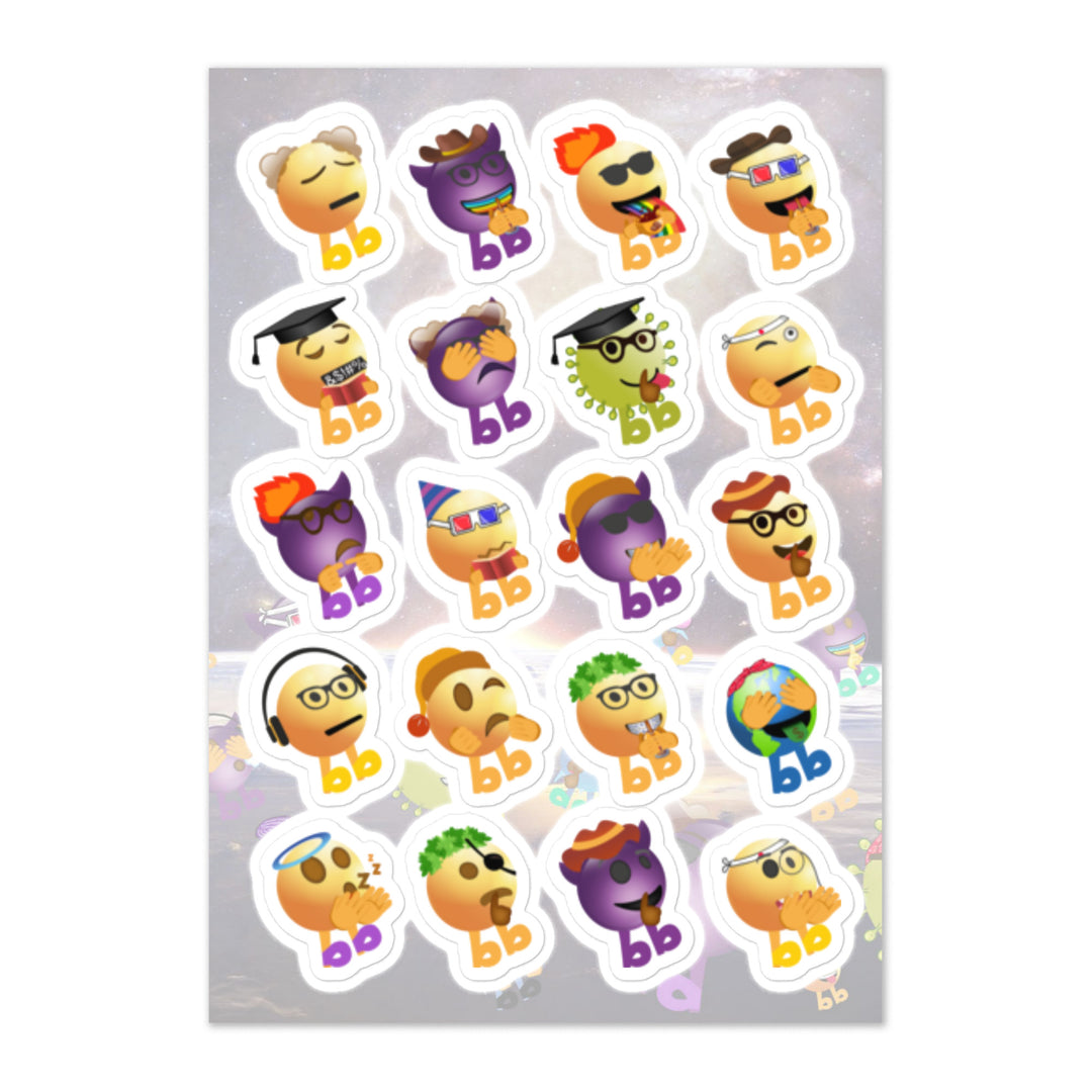 Megabb Buddy Stickers - Emojibb