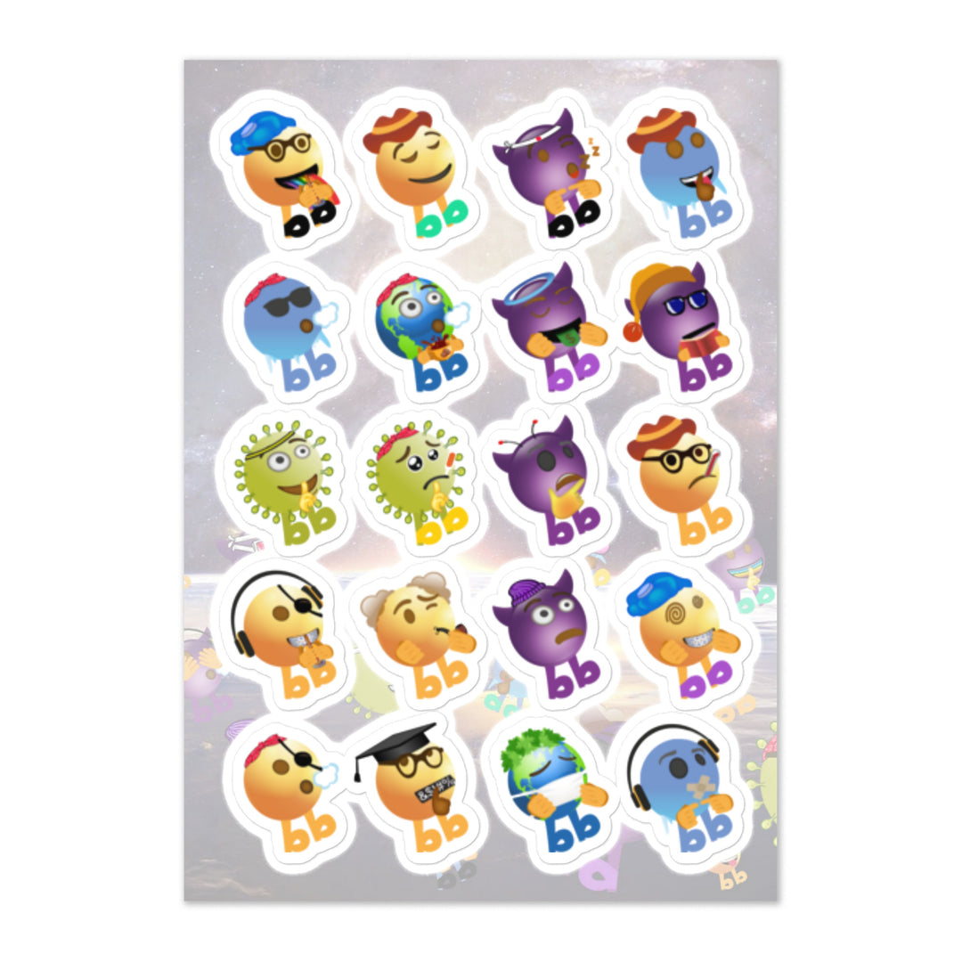 Megabb Buddy Stickers - Emojibb