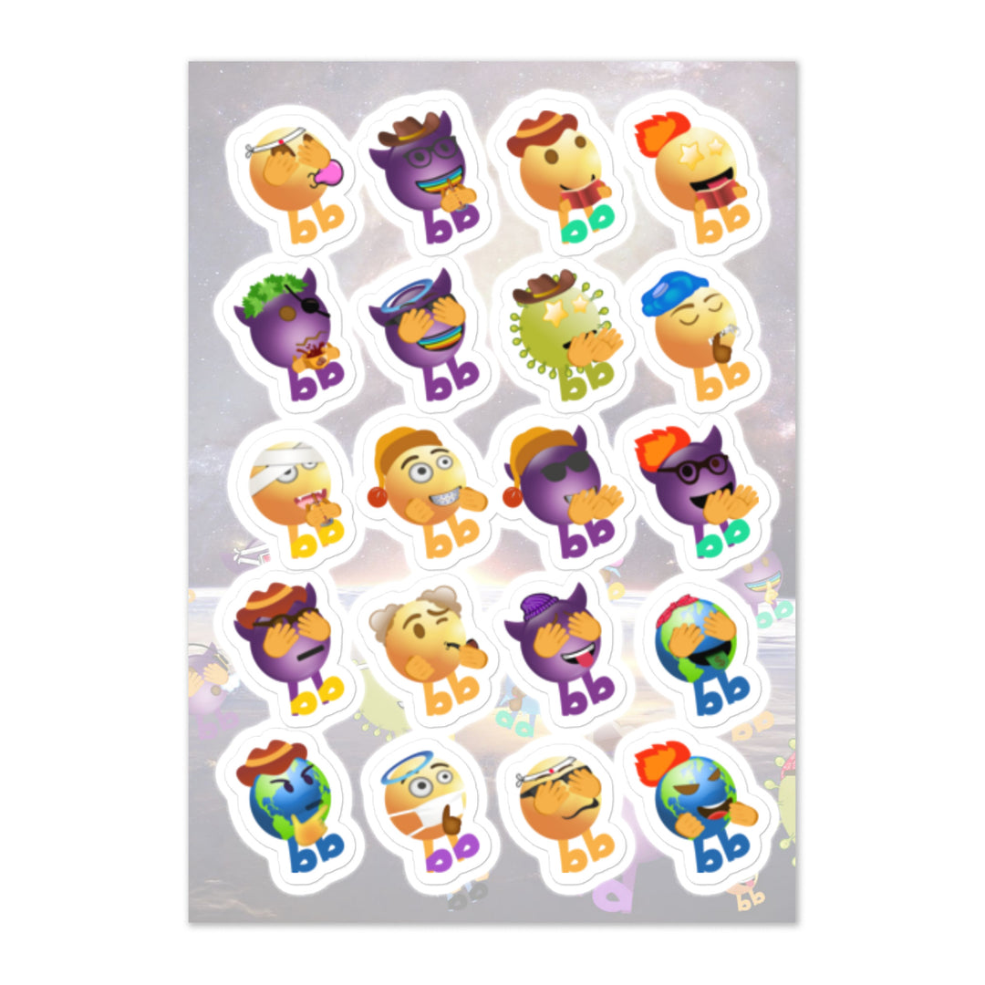 Megabb Buddy Stickers - Emojibb