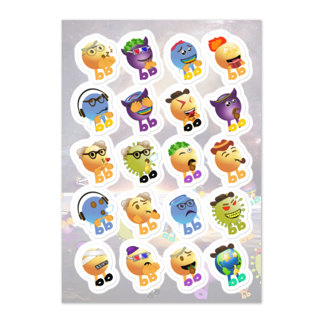 Megabb Buddy Stickers - Emojibb